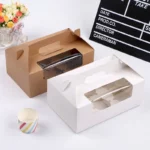 Holidaypacfactory custom cupcake packaging box retail presentation