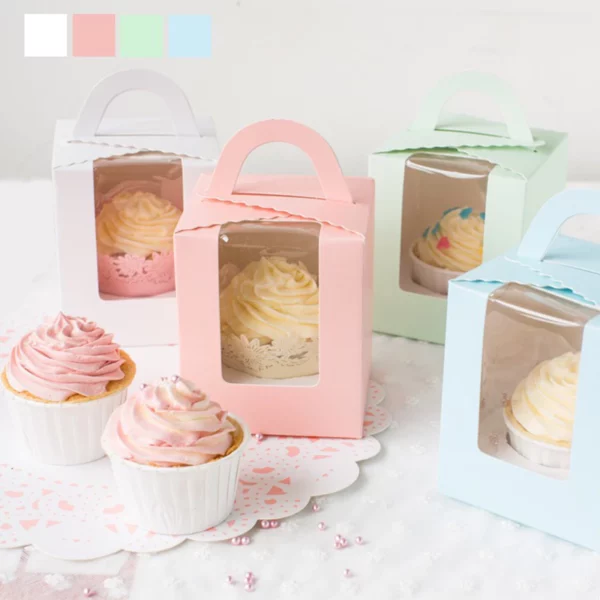 Holidaypacfactory custom cupcake packaging box extra detail