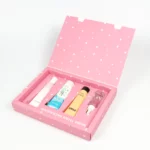 Holidaypacfactory foldable skincare set packaging box open view