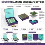 Holidaypacfactory 16-slot chocolate and candy box open view