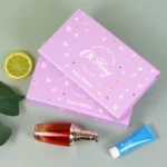 Holidaypacfactory magnetic skincare set packaging box extra detail