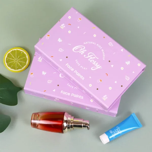Holidaypacfactory magnetic skincare set packaging box extra detail