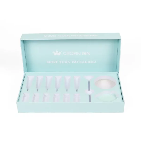 Holidaypacfactory perfume, essential oil and eye cream gift box retail presentation