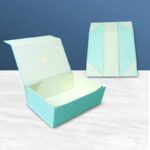 Holidaypacfactory folding dress paper packaging box open structure