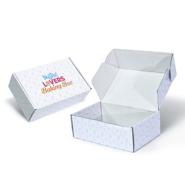 Holidaypacfactory custom t-shirt paper packaging box retail packaging view