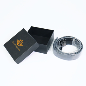 Holidaypacfactory rigid belt gift box with lift-off lid main view