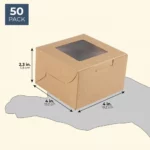 Holidaypacfactory bakery paper packaging structure and size reference