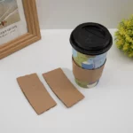Holidaypacfactory corrugated coffee cup sleeve with spare sleeve pieces