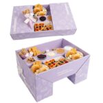 Holidaypacfactory custom picnic sushi box gift ready paper structure with balanced compartment planning