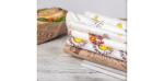 Holidaypacfactory custom burger wrap paper layout for takeaway burger and fries service