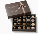 Holidaypacfactory custom luxury chocolate gift box with assorted praline compartments