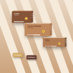 Holidaypacfactory chocolate pastry flatlay bakery packaging display with premium cookie cartons