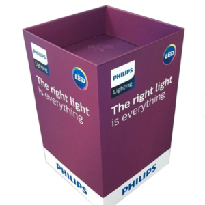 Holidaypacfactory custom cardboard dumpbin display dimensions