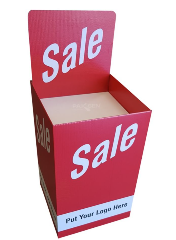 Holidaypacfactory combinatorial cardboard dump bin display structure