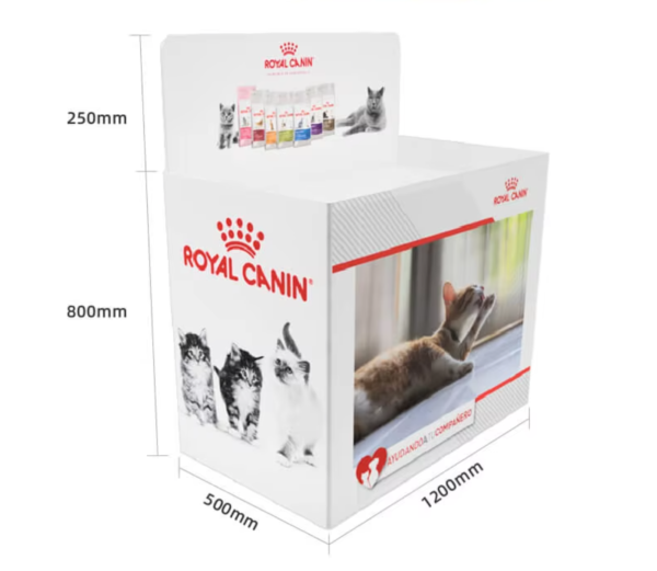 Holidaypacfactory CMYK and Pantone custom printing options for dumpbin