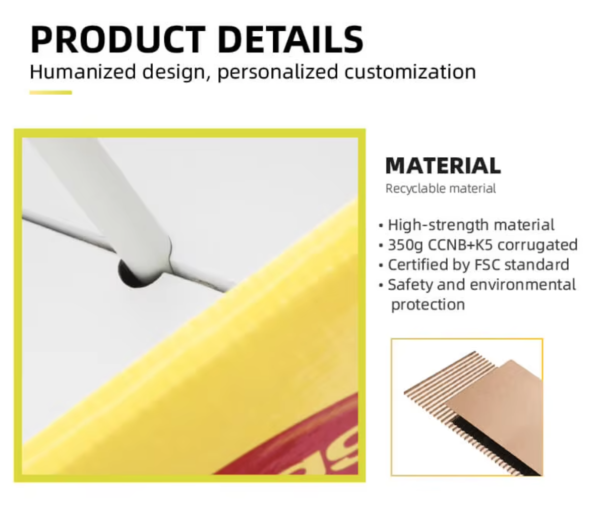 Holidaypacfactory paperboard and corrugated material options for dumpbin displays
