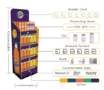 Holidaypacfactory customizable retail display features for dump bins