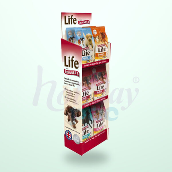 Holidaypacfactory Bulk Dog Food Floor Display for Pet Store Promotional Aisles image 01 by Holidaypacfactory