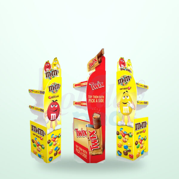 Holidaypacfactory A Five Foot High Cardboard Display Shelves for Five Foot Aisle Displays image 03 by Holidaypacfactory
