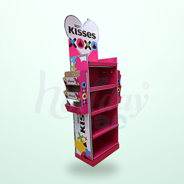 Holidaypacfactory A Five Foot High Cardboard Display Shelves for Five Foot Aisle Displays image 05 by Holidaypacfactory