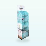Holidaypacfactory beverage liquor cardboard floor display stand for club store and retail promotions image 2