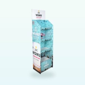 Holidaypacfactory beverage liquor cardboard floor display stand for club store and retail promotions image 2