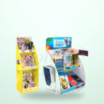 Holidaypacfactory Cardboard Book Display Stand With Pockets for Bookshop Retail Programs image 04 by Holidaypacfactory