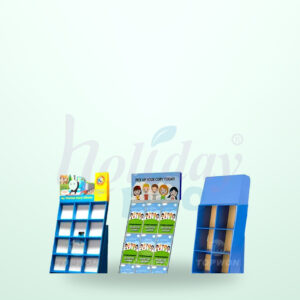 Holidaypacfactory Cardboard Book Floor Displays Rack for Magazine and Periodical Displays image 01 by Holidaypacfactory