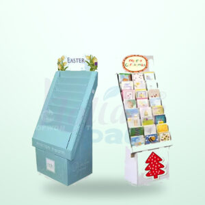 Holidaypacfactory Cardboard Book Floor Displays Rack for Magazine and Periodical Displays image 02 by Holidaypacfactory