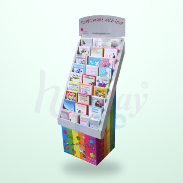 Holidaypacfactory Postcard and Gift Card Floor Display Stand for Boutique Stores image 02 by Holidaypacfactory
