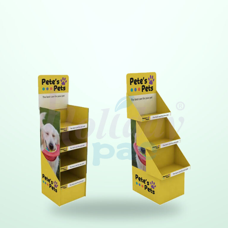 Holidaypacfactory Shelf-Style Dog Food Floor Display for Bagged Pet Products image 01 by Holidaypacfactory