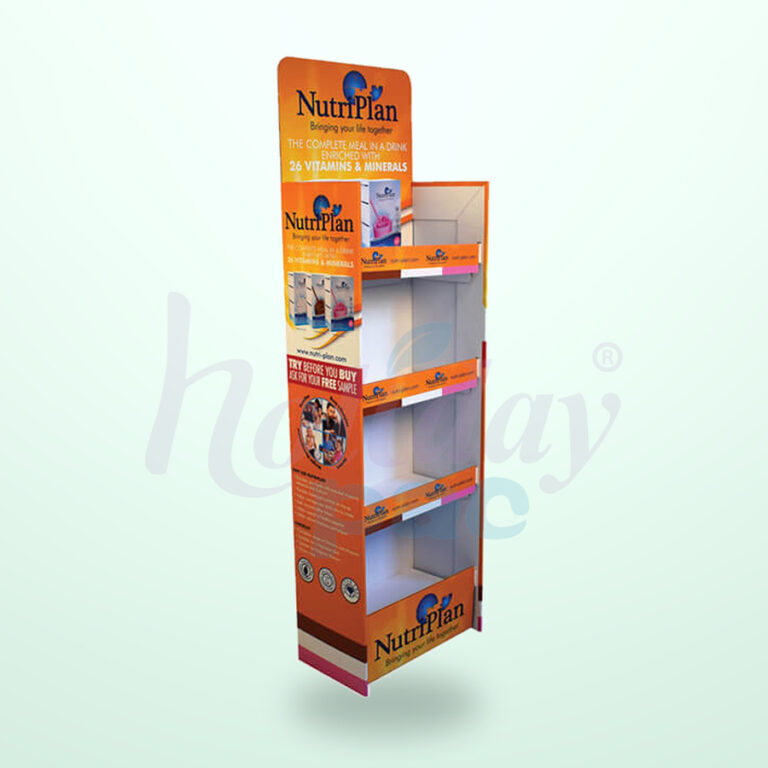Holidaypacfactory Walmart style endcap cardboard display image 1