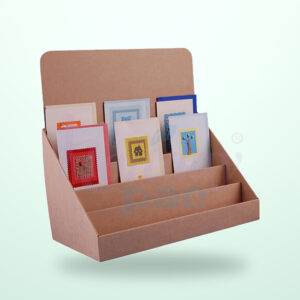 Holidaypacfactory Cardboard Holiday Card Counter Display Box for Greeting Card Retail Campaigns image 02 by Holidaypacfactory