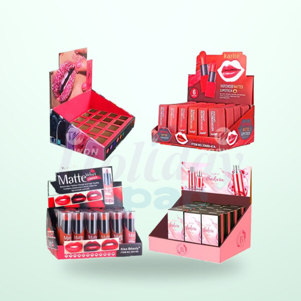 Holidaypacfactory Cardboard Lipstick Counter Display for Skincare Product Promotions image 04 by Holidaypacfactory