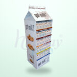 Holidaypacfactory Cardboard Milk Display For Retail for Supermarket Drink Aisles image 01 by Holidaypacfactory