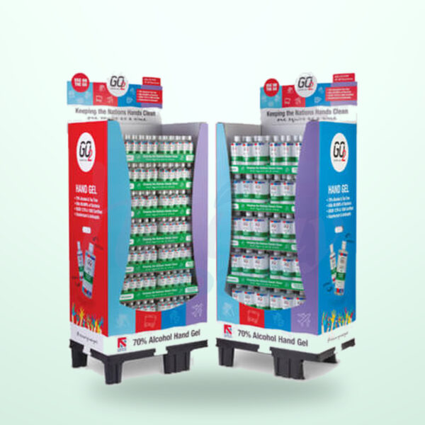 Holidaypacfactory Cardboard Milk Display For Retail for Supermarket Drink Aisles image 03 by Holidaypacfactory