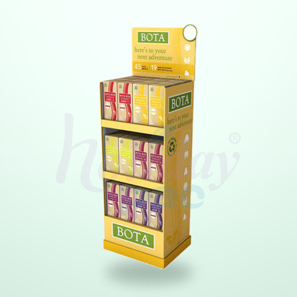 Holidaypacfactory Cardboard Milk Display For Retail for Supermarket Drink Aisles image 04 by Holidaypacfactory