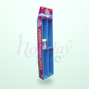 Holidaypacfactory cardboard power wing display main image with centered logo watermark
