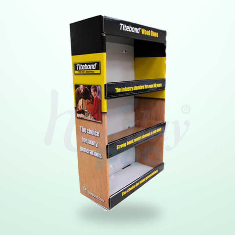 Holidaypacfactory compartment cardboard sidekick display main image with centered logo watermark