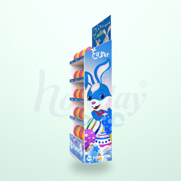 Holidaypacfactory Easter Candy Egg Floor Display for Seasonal Grocery Promotions image 02 by Holidaypacfactory