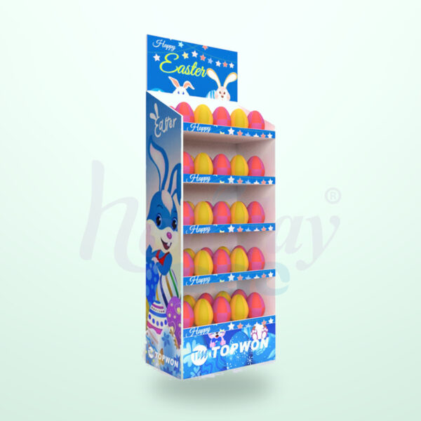 Holidaypacfactory Easter Candy Egg Floor Display for Seasonal Grocery Promotions image 04 by Holidaypacfactory