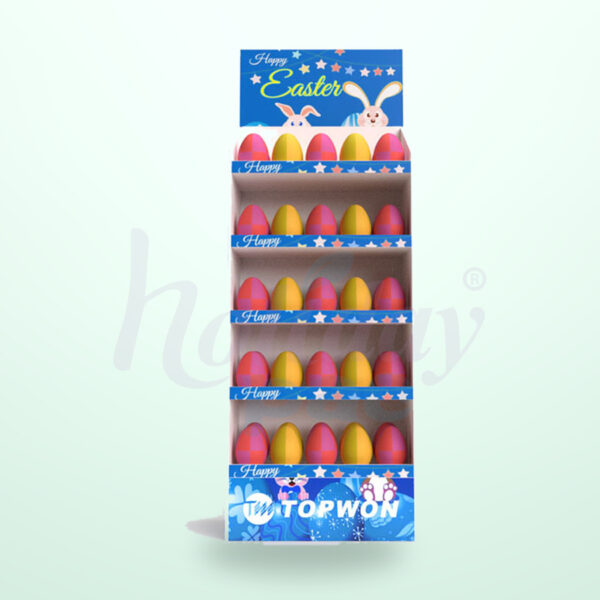 Holidaypacfactory Easter Candy Egg Floor Display for Seasonal Grocery Promotions image 05 by Holidaypacfactory
