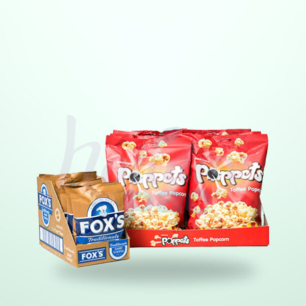 Holidaypacfactory Corrugated Snack Counter Display Rack PDQ for Snack Retail Promotions image 01 by Holidaypacfactory