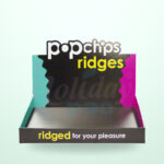Holidaypacfactory Corrugated Snack Counter Display Rack PDQ for Snack Retail Promotions image 02 by Holidaypacfactory
