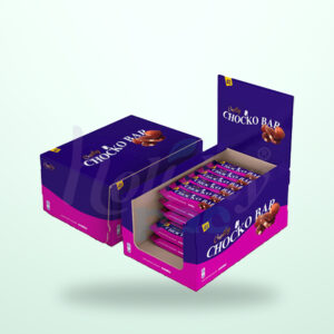 Holidaypacfactory Corrugated Chocolate PDQ Display for Grocery Impulse Sales image 01 by Holidaypacfactory