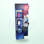 Holidaypacfactory Corrugated Color Phone Custom Floor Display for Electronics Accessory Retail image 04 by Holidaypacfactory