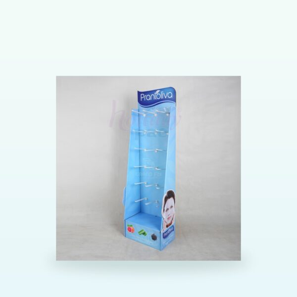 Holidaypacfactory corrugated pegboard hook display for accessories masks and small hanging products image 3