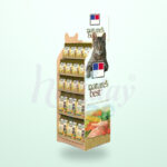Holidaypacfactory Multi-SKU Pet Food Floor Display for Freestanding Retail Programs image 03 by Holidaypacfactory
