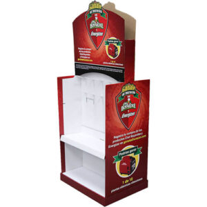 Holidaypacfactory corrugated retail pallet skirt display retail product view