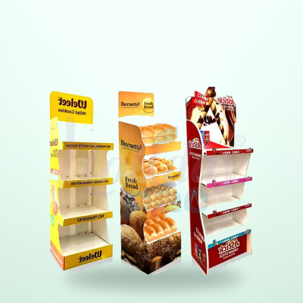 Holidaypacfactory Cardboard Bread Display for Bakery Retail Merchandising image 04 by Holidaypacfactory